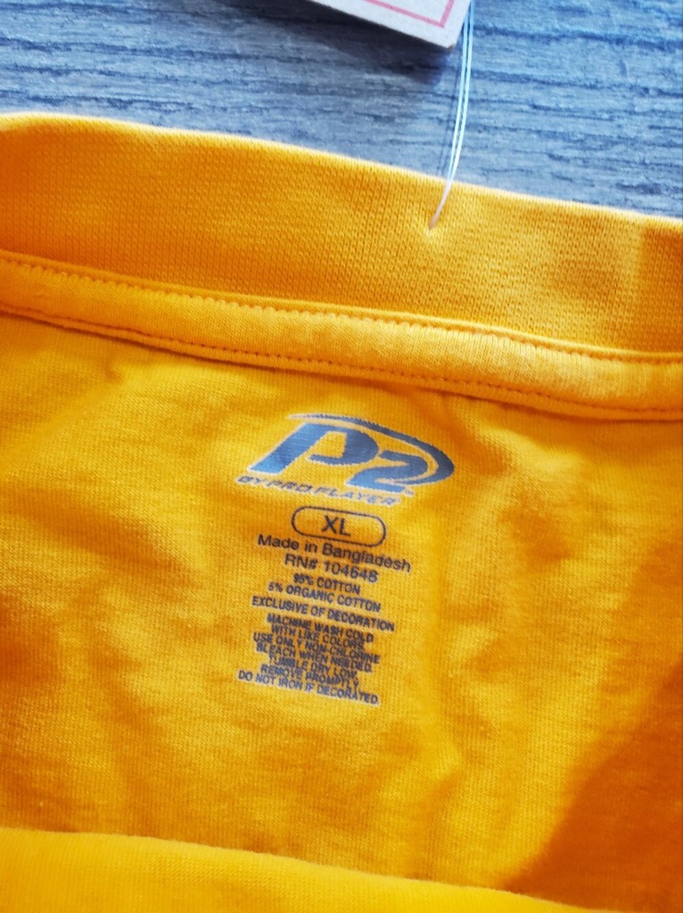 Gold Wvu Mountaineers Shirt - Picture 3 of 4